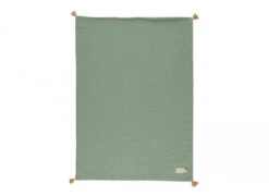 Nobodinoz Treasure Summer Blanket - Toffee Sweet Dots / Eden Green -Baby Product Store nobodinoz treasure summer blanket toffee sweet dots eden green 538203