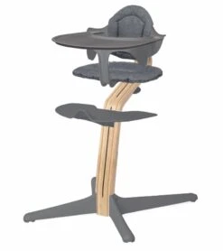 Nomi Complete High Chair - Gray/White Oak