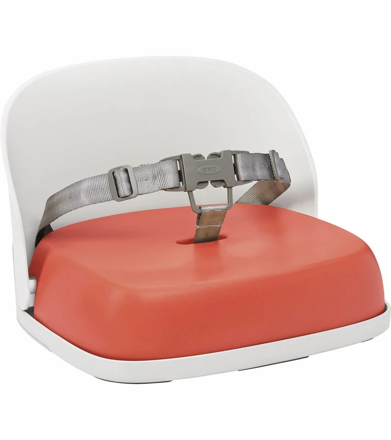OXO Tot Perch Portable Booster Chair With Straps - Orange 1 OXO Tot Perch Portable Booster Chair With Straps - Orange