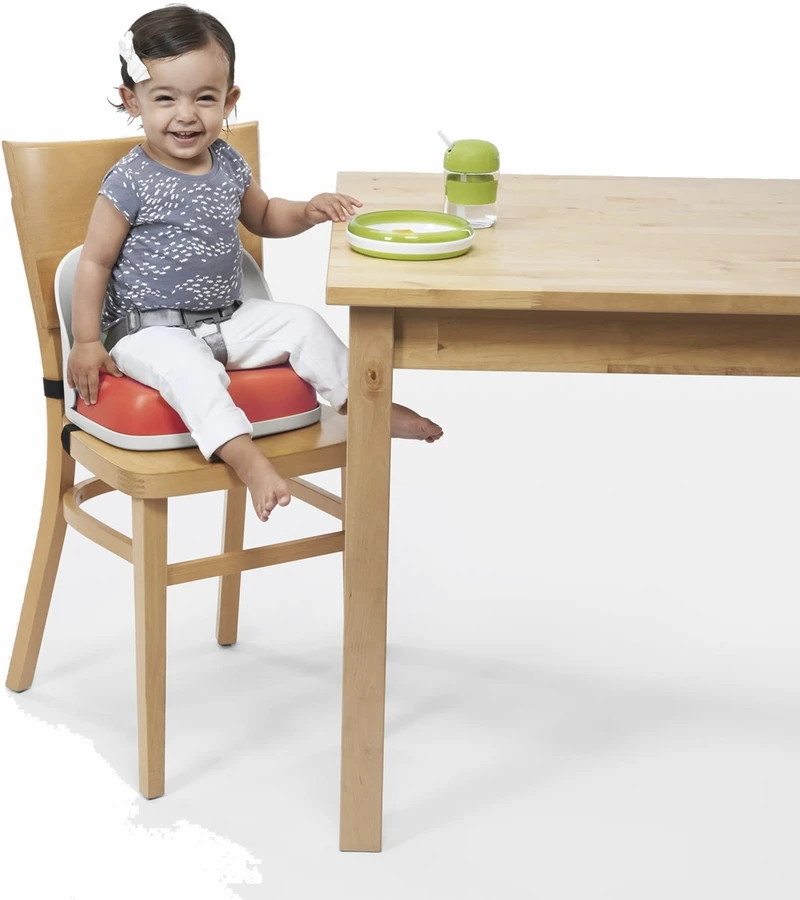 OXO Tot Perch Portable Booster Chair With Straps - Orange 4 OXO Tot Perch Portable Booster Chair With Straps - Orange - Image 4