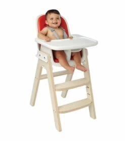 OXO Tot Sprout High Chair - Orange/Birch -Baby Product Store oxo tot sprout high chair orange birch 90