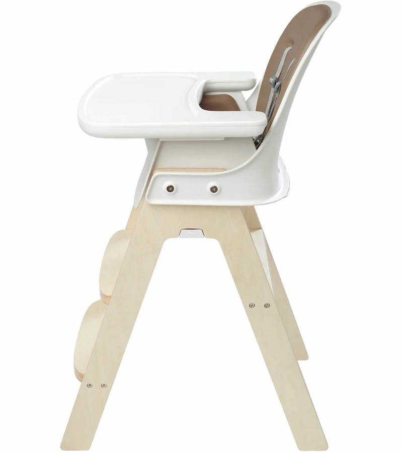 OXO Tot Sprout High Chair - Orange/Walnut 3 OXO Tot Sprout High Chair - Orange/Walnut - Image 3