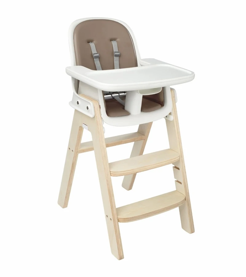 OXO Tot Sprout High Chair - Taupe/Birch 3 OXO Tot Sprout High Chair - Taupe/Birch - Image 3