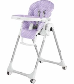 Peg Perego Prima Pappa Zero 3 High Chair - Baby Dot Lilac