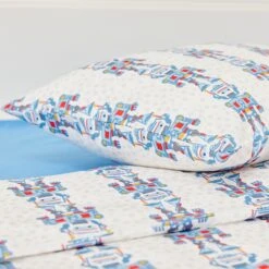 Kabode Robot Organic Duvet Cover & Pillowcase -Baby Product Store robotcotbedbeddingset2 749de4e6 6835 4628 947c 210765d130a1