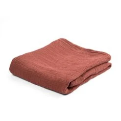 Sebra Baby Blanket - Burgundy Red