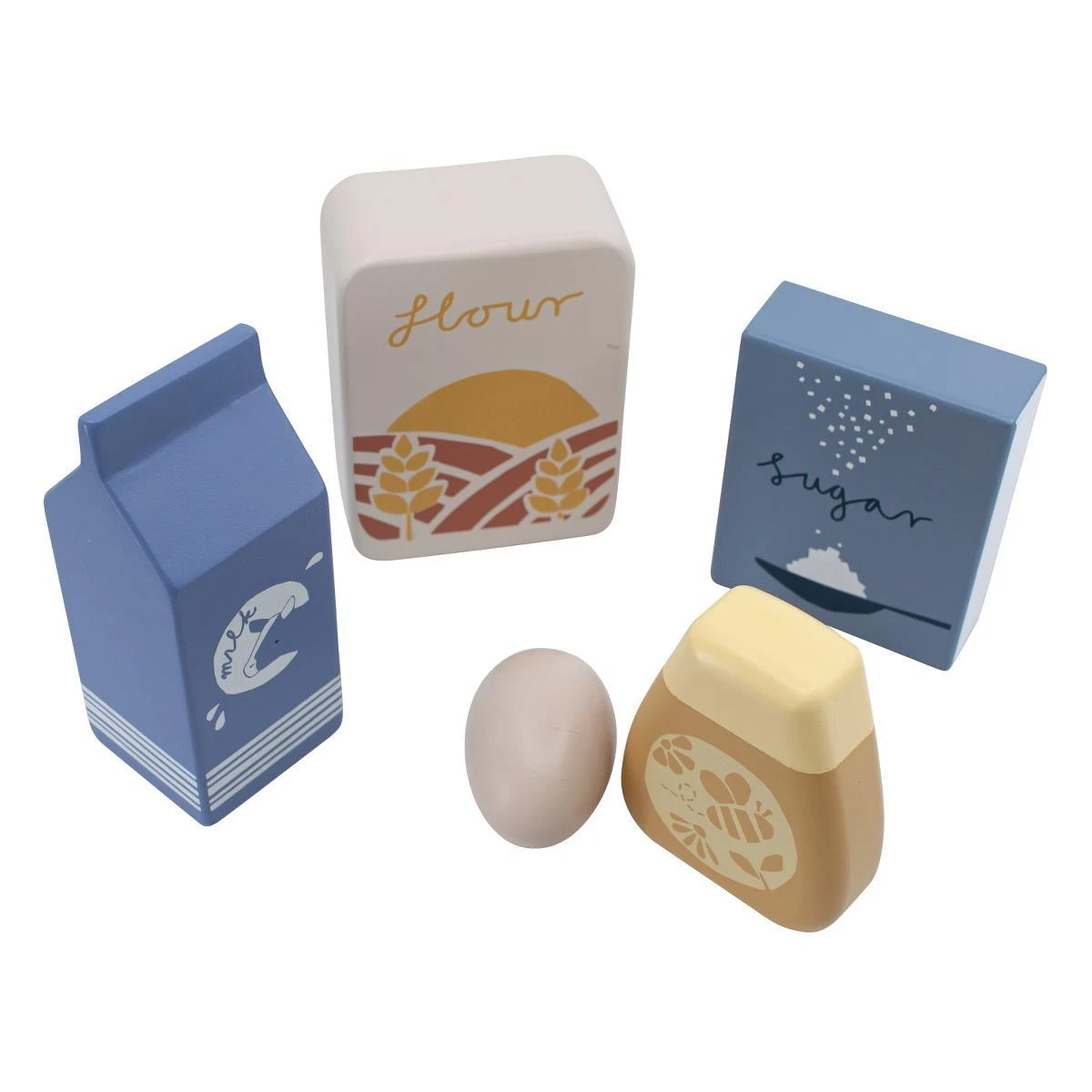 Sebra Play Food - Wooden Groceries 1 Sebra Play Food - Wooden Groceries