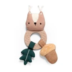 Sebra Mini Activity Rattle - Zappy The Squirrel