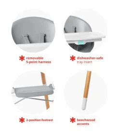 Skip Hop EON 4-in-1 High Chair - Slate Blue -Baby Product Store skip hop eon 4 in 1 high chair slate blue 10