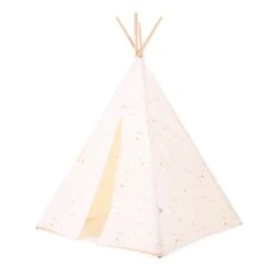 Nobodinoz Phoenix Play Tent - Gold Stella / Natural