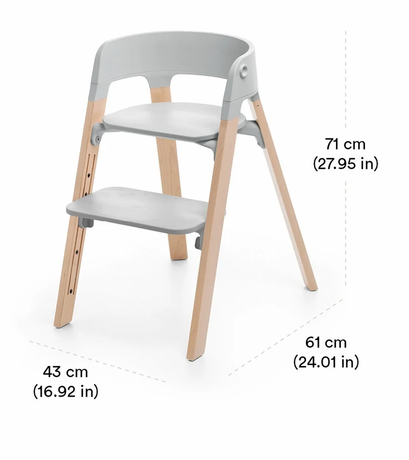 Stokke Steps Chair - Black 3 Stokke Steps Chair - Black - Image 3