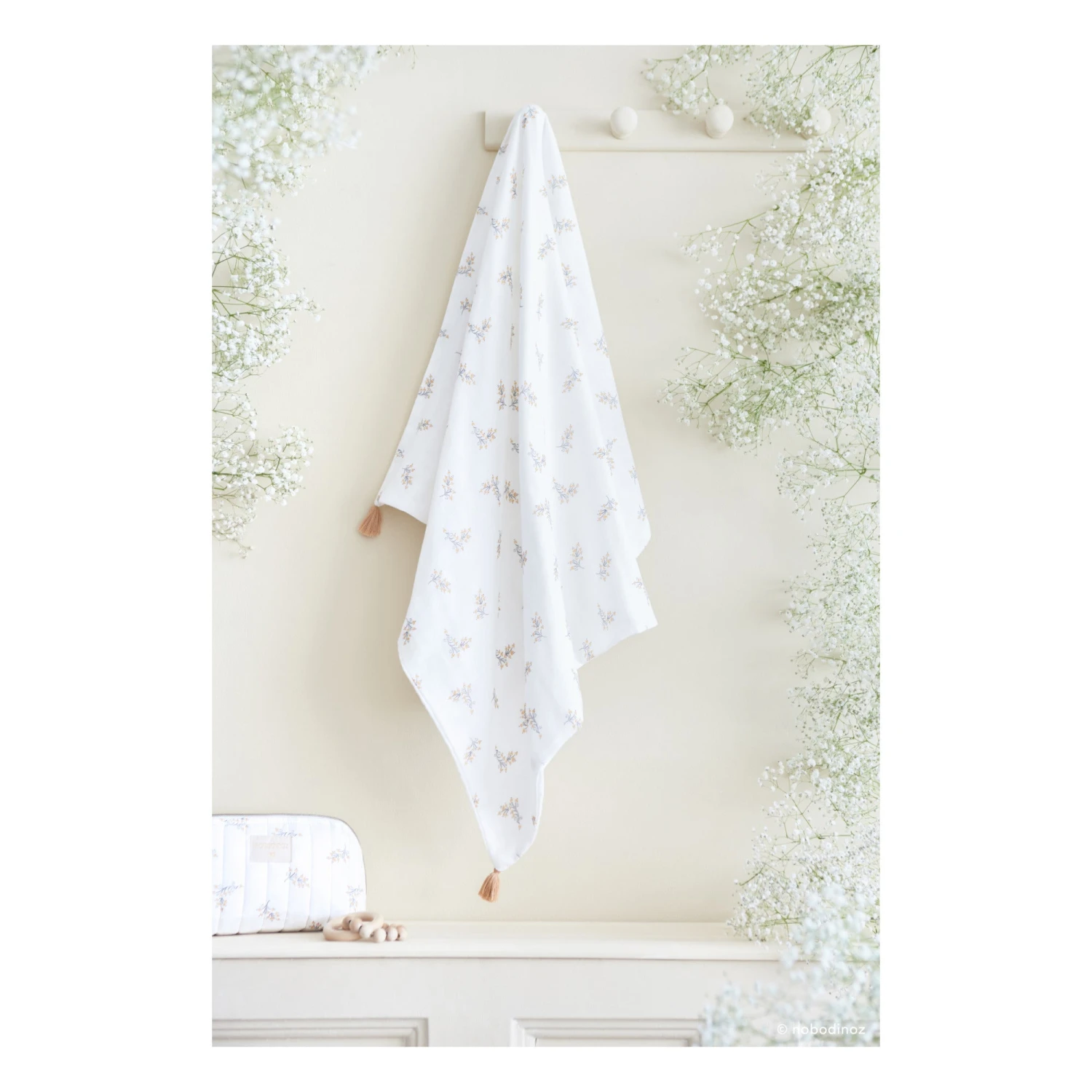 Nobodinoz Treasure Baby Summer Blanket - Flore 5 Nobodinoz Treasure Baby Summer Blanket - Flore - Image 5