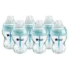 Tommee Tippee Closer To Nature Anti-Colic Baby Bottles (Pack Of 6) - 260ml