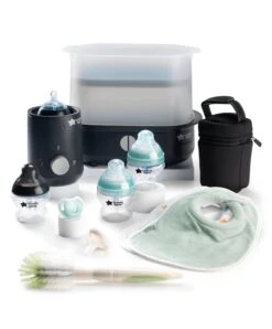 Tommee Tippee Closer To Nature Complete Feeding Kit - Black -Baby Product Store tommee tippee bottle feeding tommee tippee closer to nature complete feeding kit black 34110835884197