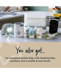 Tommee Tippee Closer To Nature Complete Feeding Kit - White -Baby Product Store tommee tippee bottle feeding tommee tippee closer to nature complete feeding kit white 34110846697637