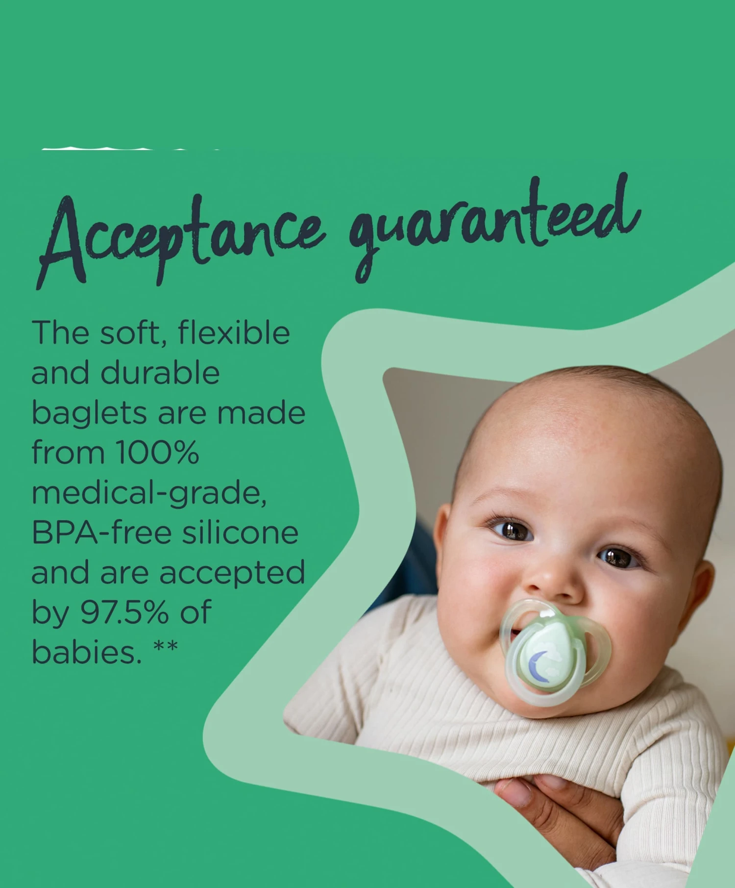 Tommee Tippee Night Time Soothers- Pack Of 6 Dummies 5 Tommee Tippee Night Time Soothers- Pack Of 6 Dummies - Image 5