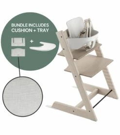 Stokke Tripp Trapp Complete High Chair - Whitewash / Nordic Grey