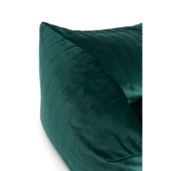 Nobodinoz Velvet Chelsea Bean Bag Chair - Jungle Green -Baby Product Store zoom pouffe