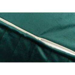 Nobodinoz Velvet Chelsea Bean Bag Chair - Jungle Green -Baby Product Store zoom zipper pouffe